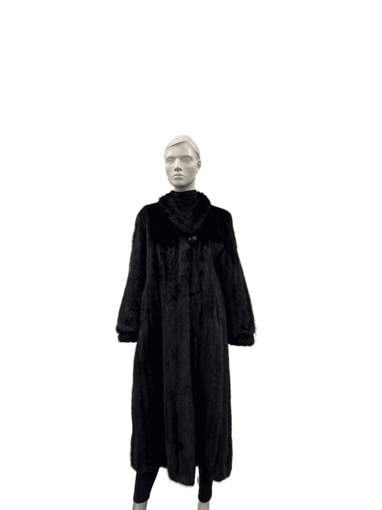 Manteau de vison noir - 8817