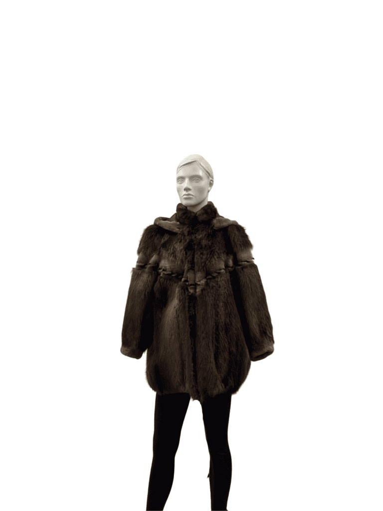 Jacket de castor et capuchon - 8831