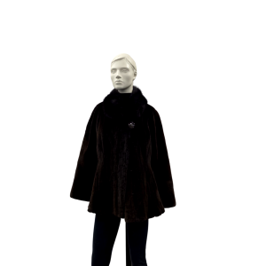 Manteau de vison rasé ranch naturel - 8862