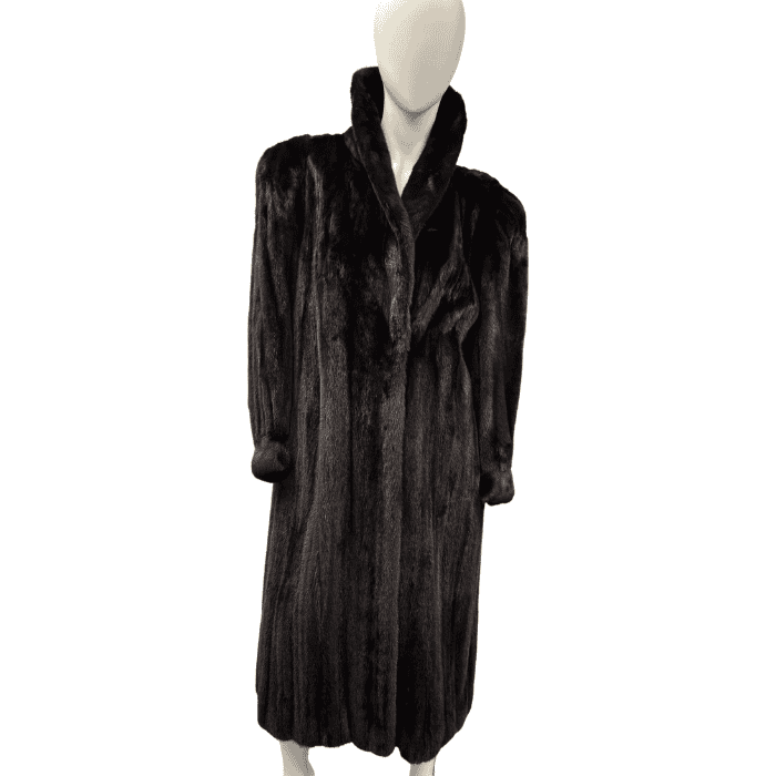 Manteau de vison dark ranch -8869