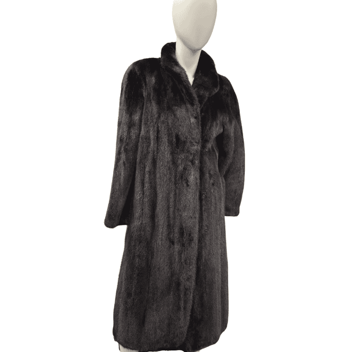 Manteau de vison brun mĂ¢le - 8870